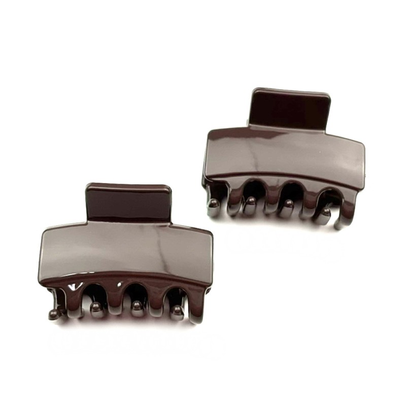 Lot de 2 pinces cheveux 4.5cm vernis couleurs Lot de 2 pinces cheveux 4.5cm vernis couleurs