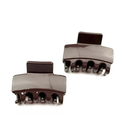 Lot de 2 pinces cheveux vernis couleurs