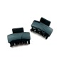 Lot de 2 pinces cheveux 4.5cm vernis couleurs