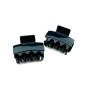 Lot de 2 pinces cheveux 4.5cm vernis couleurs