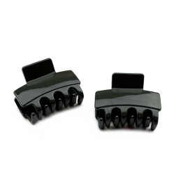 Lot de 2 pinces cheveux crabe 4.5cm vernis couleur