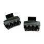 Lot de 2 pinces cheveux 4.5cm vernis couleurs Lot de 2 pinces cheveux 4.5cm vernis couleurs