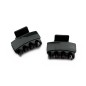 Lot de 2 pinces cheveux 4.5cm vernis couleurs Lot de 2 pinces cheveux 4.5cm vernis couleurs