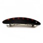 Barrette cheveux classique ovale 9.5cm avec strass Barrette cheveux classique ovale 9.5cm avec strass