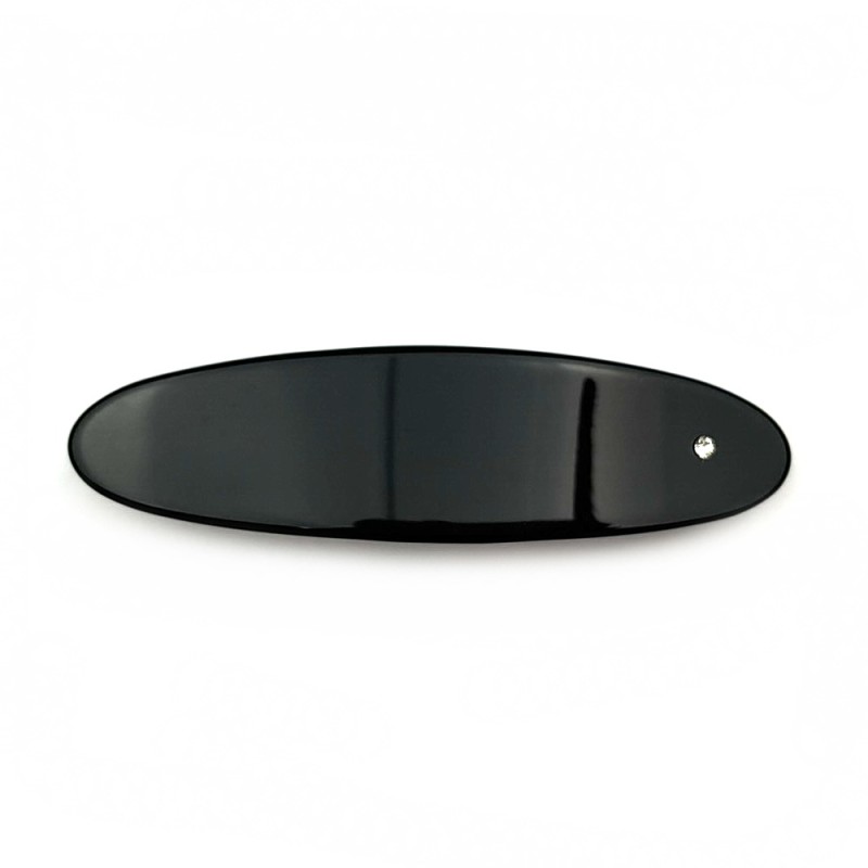 Barrette cheveux classique ovale 9.5cm avec strass Barrette cheveux classique ovale 9.5cm avec strass