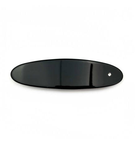 Barrette cheveux classique ovale 9.5cm avec strass