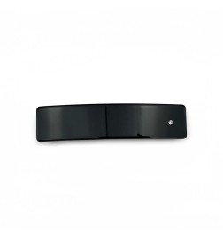 Barrette cheveux rectangulaire 9cm avec strass - marron ou noir