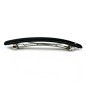 Barrette cheveux classique longue 10cm fait main avec strass - marron ou noir Barrette cheveux classique longue 10cm fait main avec strass - marron ou noir