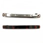 Barrette cheveux classique longue 10cm fait main avec strass - marron ou noir Barrette cheveux classique longue 10cm fait main avec strass - marron ou noir