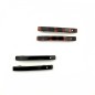 Lot de 2 barrettes cheveux 6.5cm fait main avec strass - marron ou noir Lot de 2 barrettes cheveux 6.5cm fait main avec strass - marron ou noir