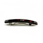 Barrette cheveux classique 6.5cm fait main, avec strass - marron ou noir Barrette cheveux classique 6.5cm fait main, avec strass - marron ou noir