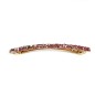 Barrette cheveux paillette longue 10cm - rose Barrette cheveux paillette longue 10cm - rose