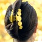 Grande pince cheveux 11cm - doré ou argenté