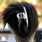 Grande pince cheveux 11cm - doré ou argenté