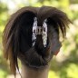 Pince cheveux femme en acétate moucheté - tortue Pince cheveux femme en acétate moucheté - tortue