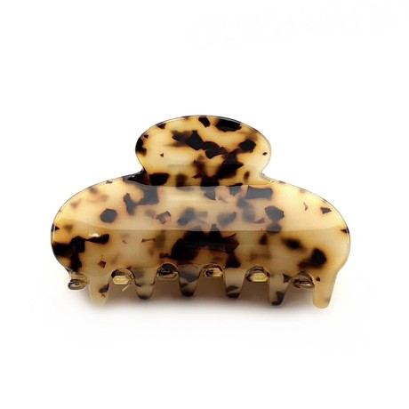 Pince cheveux femme en acétate – tortue