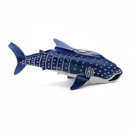 Pince cheveux marin requin, baleine, acetate