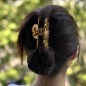 Pince cheveux femme en acétate – tortue Pince cheveux femme en acétate – tortue