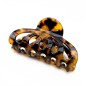 Pince cheveux crabe en acétate, motif tortue, 8cm Pince cheveux crabe en acétate, motif tortue, 8cm