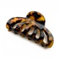 Pince cheveux crabe en acétate, motif tortue, 8cm Pince cheveux crabe en acétate, motif tortue, 8cm