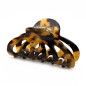 Pince cheveux crabe en acétate, motif tortue, 8cm Pince cheveux crabe en acétate, motif tortue, 8cm