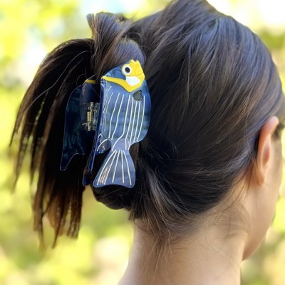 Pince cheveux poisson, acetate