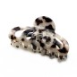 Pince cheveux crabe en acétate, motif tortue, 8cm Pince cheveux crabe en acétate, motif tortue, 8cm