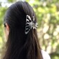 Pince cheveux crabe en acétate, motif tortue, 8cm Pince cheveux crabe en acétate, motif tortue, 8cm