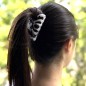 Pince cheveux crabe en acétate, motif tortue, 8cm Pince cheveux crabe en acétate, motif tortue, 8cm