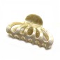 Pince cheveux crabe, en acétate nacre, 8cm Pince cheveux crabe, en acétate nacre, 8cm