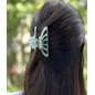 Pince cheveux crabe, en acétate nacre, 8cm Pince cheveux crabe, en acétate nacre, 8cm