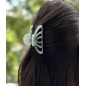 Pince cheveux crabe, en acétate nacre, 8cm Pince cheveux crabe, en acétate nacre, 8cm