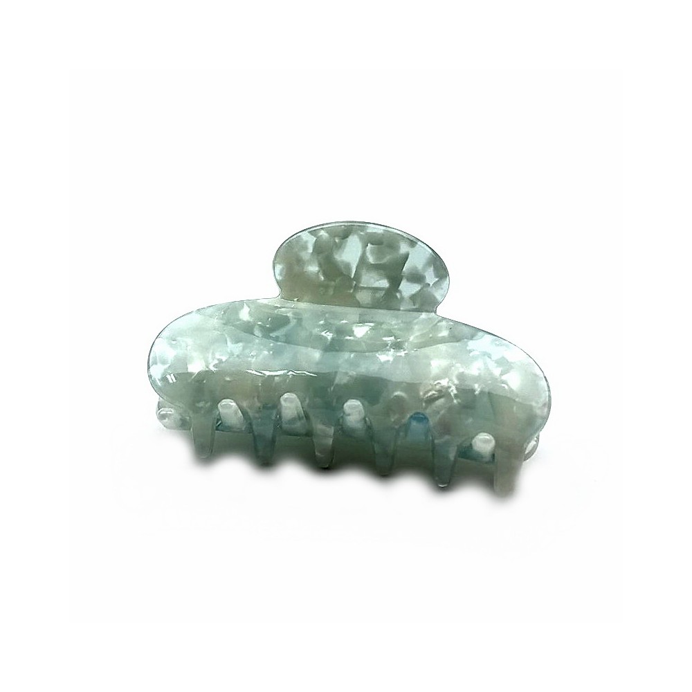 Pince cheveux en acétate nacre, 8cm Pince cheveux en acétate nacre, 8cm