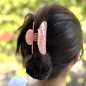 Pince cheveux en acétate nacre, 8cm Pince cheveux en acétate nacre, 8cm