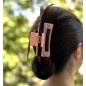 Grande pince cheveux 9.7cm en acetate nacré Grande pince cheveux 9.7cm en acetate nacré