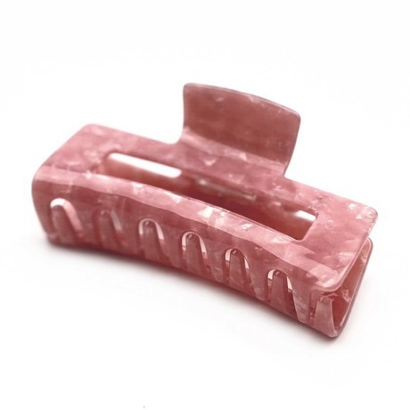 Grande pince cheveux 9.7cm en acetate nacré