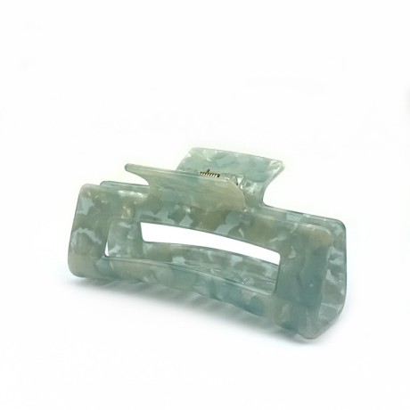 Grande pince cheveux 9.7cm en acetate nacré