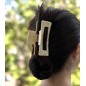 Grande pince cheveux 9.7cm en acetate nacré Grande pince cheveux 9.7cm en acetate nacré
