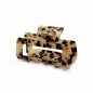 Pince cheveux 7cm, motif tortue, en acétate Pince cheveux 7cm, motif tortue, en acétate