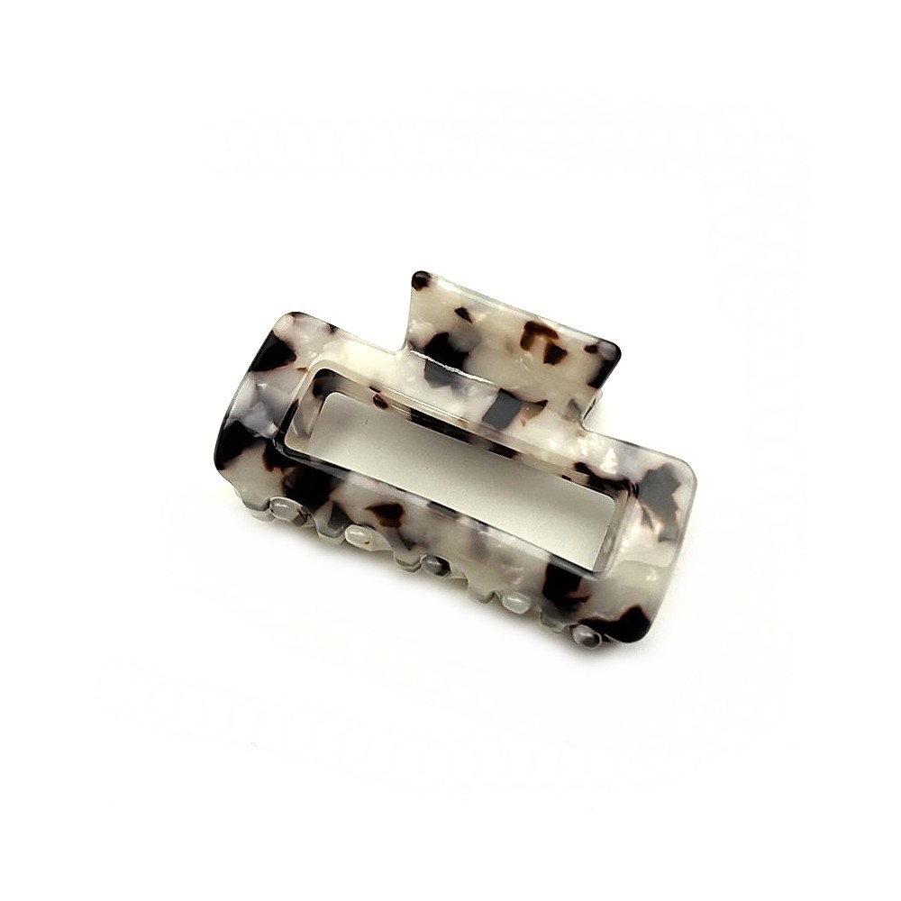 Pince cheveux 7cm, motif tortue, en acétate Pince cheveux 7cm, motif tortue, en acétate