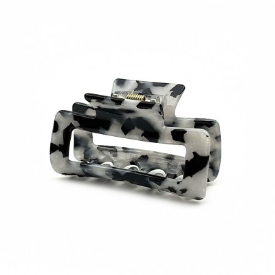 Pince cheveux 7cm, motif tortue, en acétate
