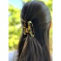 Pince cheveux 7cm, motif tortue, en acétate Pince cheveux 7cm, motif tortue, en acétate