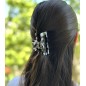 Pince cheveux 7cm, motif tortue, en acétate Pince cheveux 7cm, motif tortue, en acétate