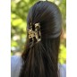 Pince cheveux 7cm, motif tortue, en acétate Pince cheveux 7cm, motif tortue, en acétate