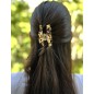 Pince cheveux 7cm, motif tortue, en acétate Pince cheveux 7cm, motif tortue, en acétate