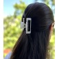 Pince cheveux 7cm, en acétate nacré Pince cheveux 7cm, en acétate nacré
