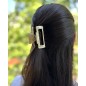Pince cheveux 7cm, en acétate nacré Pince cheveux 7cm, en acétate nacré