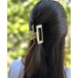 Pince cheveux 7cm, en acétate nacré Pince cheveux 7cm, en acétate nacré