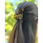 Pince cheveux en acétate, motif tortue, 9cm Pince cheveux en acétate, motif tortue, 9cm