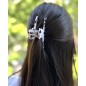 Pince cheveux en acétate, motif tortue, 9cm Pince cheveux en acétate, motif tortue, 9cm
